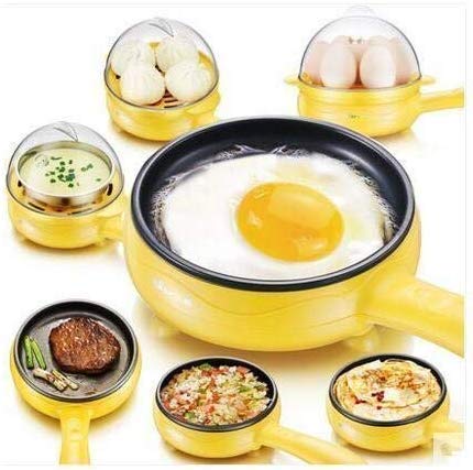 Multi functional Electric 2 in 1 Egg Frying Pan with Egg Boiler Machine Measuring Cup with Handle Multi functional Electric 2 in 1 Egg Frying Pan with Egg Boiler Machine Measuring Cup with Handle